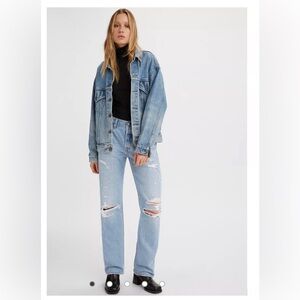 Levi's® 501 90's Jeans women’s size 29 x 32 sketch artist medium wash